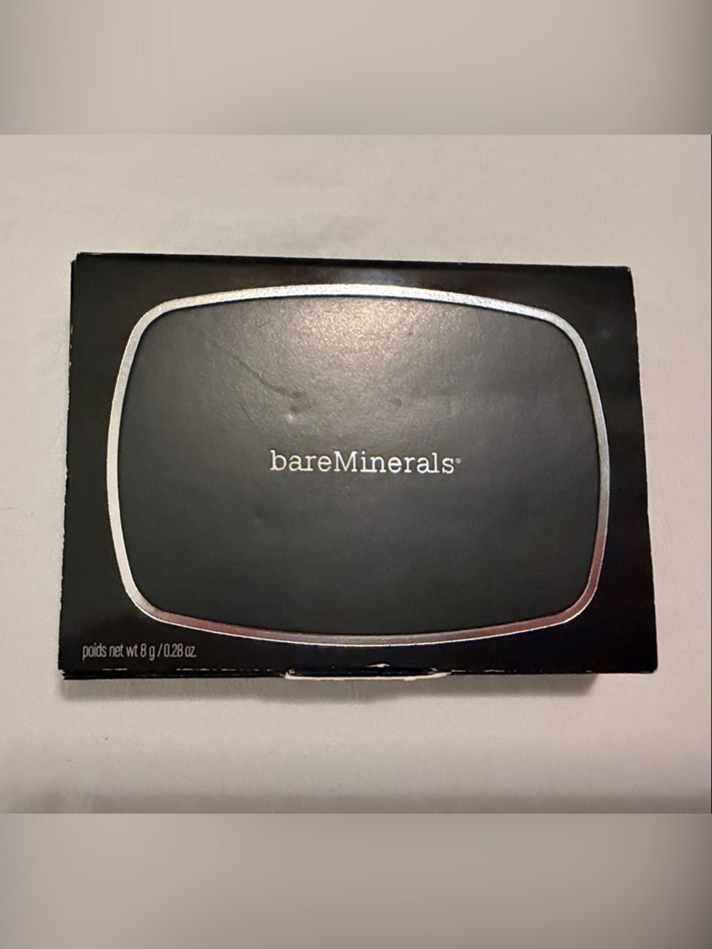 bareMinerals Black Compact Case with Silver Trim